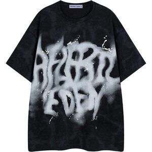 🆕Brand New - Men Black Graphic Tee T Shirts
